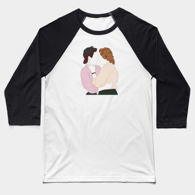Mildred and Gwendolyn - Ratched Baseball T-Shirt by LiLian-Kaff